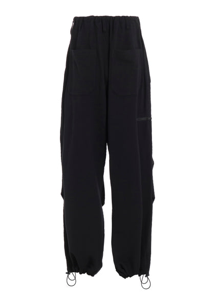 FRENCH TERRY TUCKED PANTS