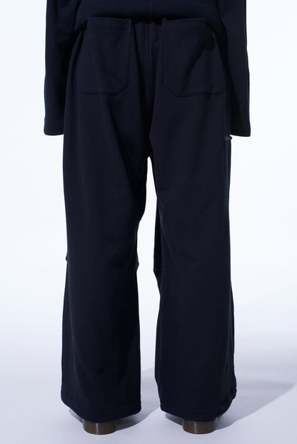 FRENCH TERRY TUCKED PANTS