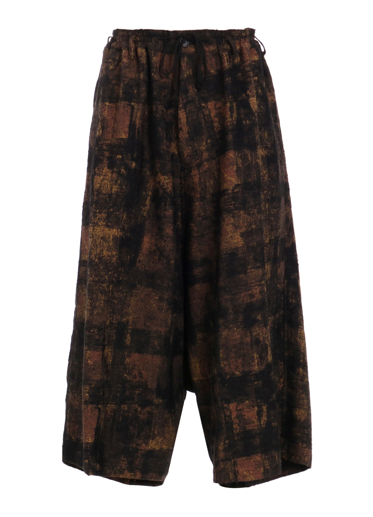 CHECK JACQUARD WIDE SAROUEL PANTS – THE SHOP YOHJI YAMAMOTO