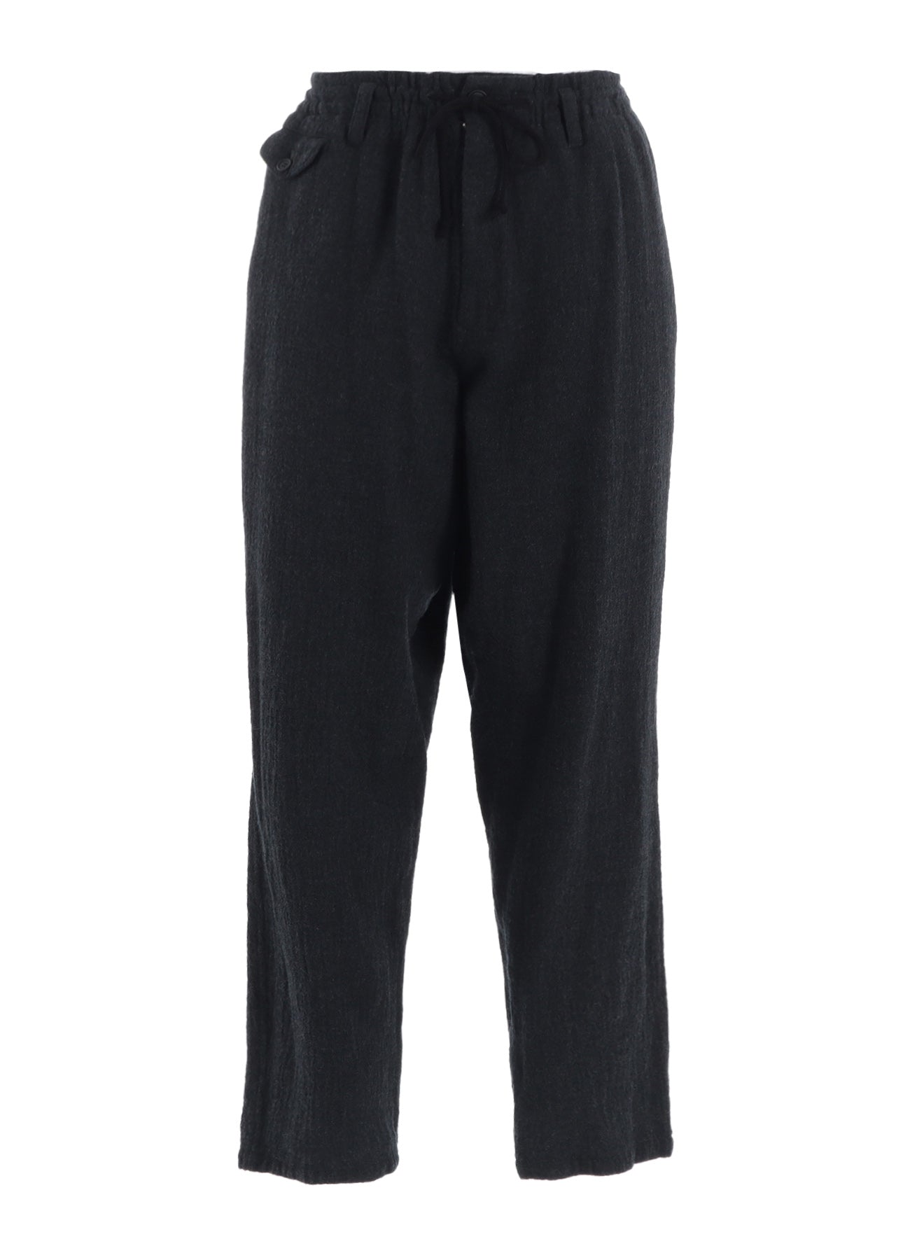 WOOL GAUZE ELASTIC PANTS – THE SHOP YOHJI YAMAMOTO
