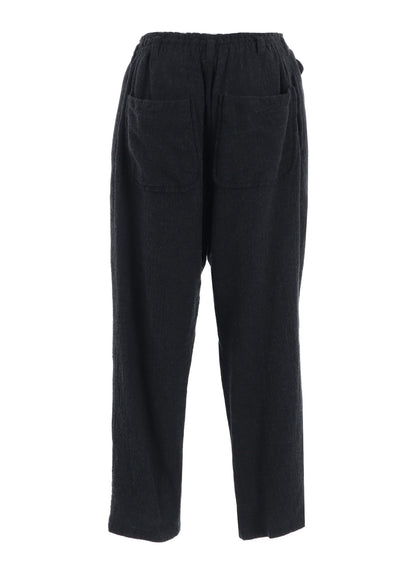 WOOL GAUZE ELASTIC PANTS