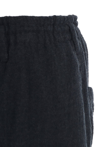 WOOL GAUZE ELASTIC PANTS