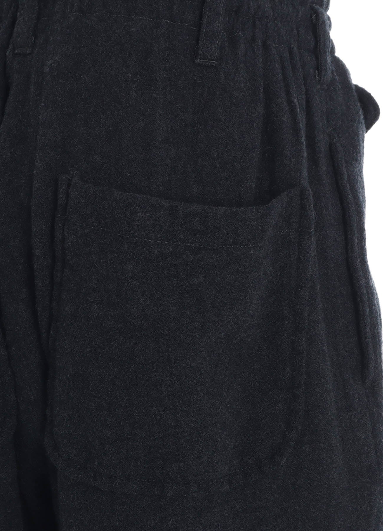 WOOL GAUZE ELASTIC PANTS