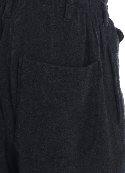 WOOL GAUZE ELASTIC PANTS