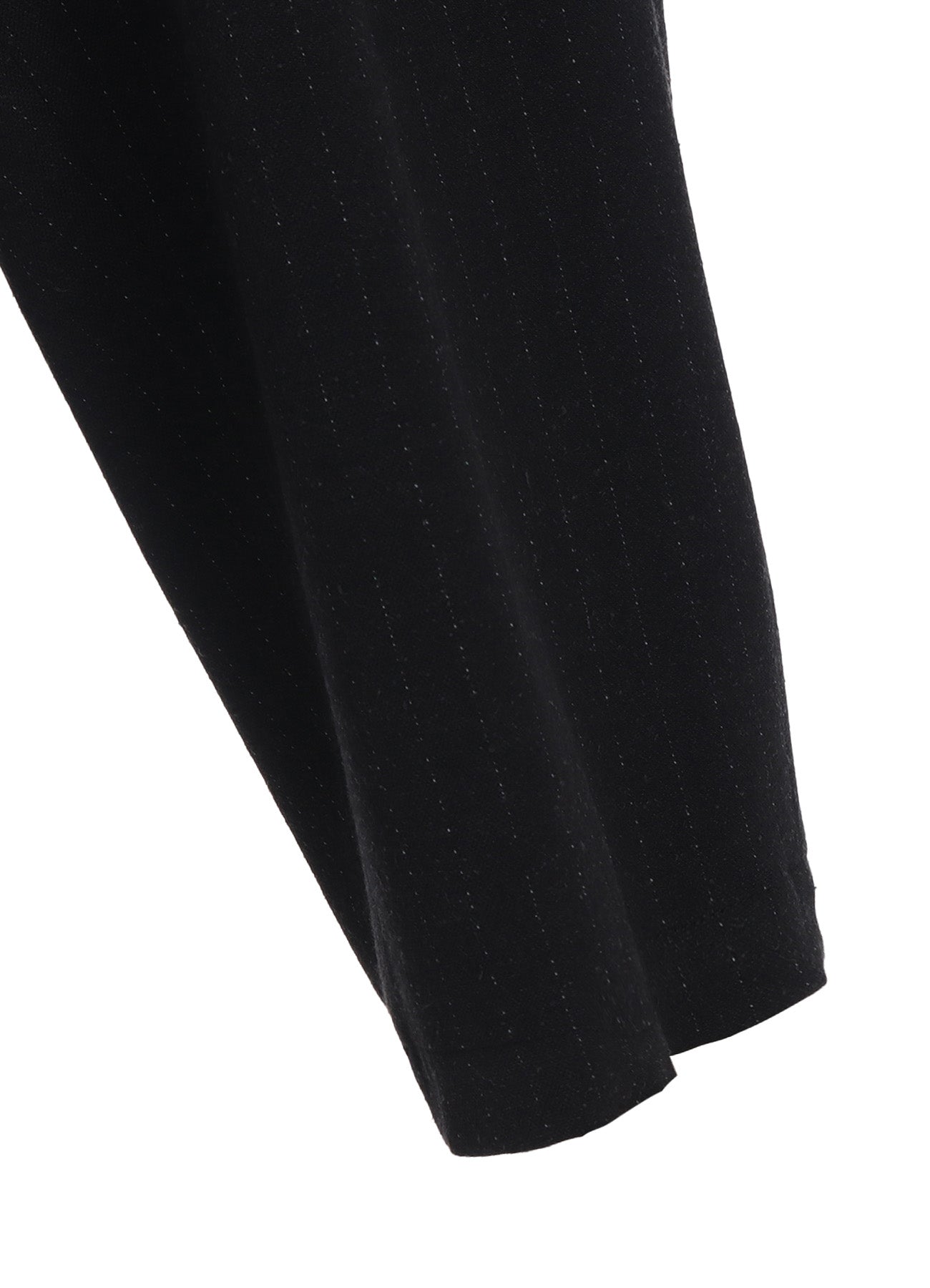 STRIPED SILK ANGORA WOOL TAPERED PANTS