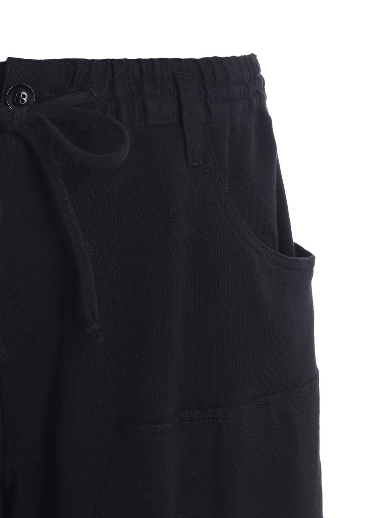 TWILL TERRY MIX DOUBLE-KNEE SWEATPANTS