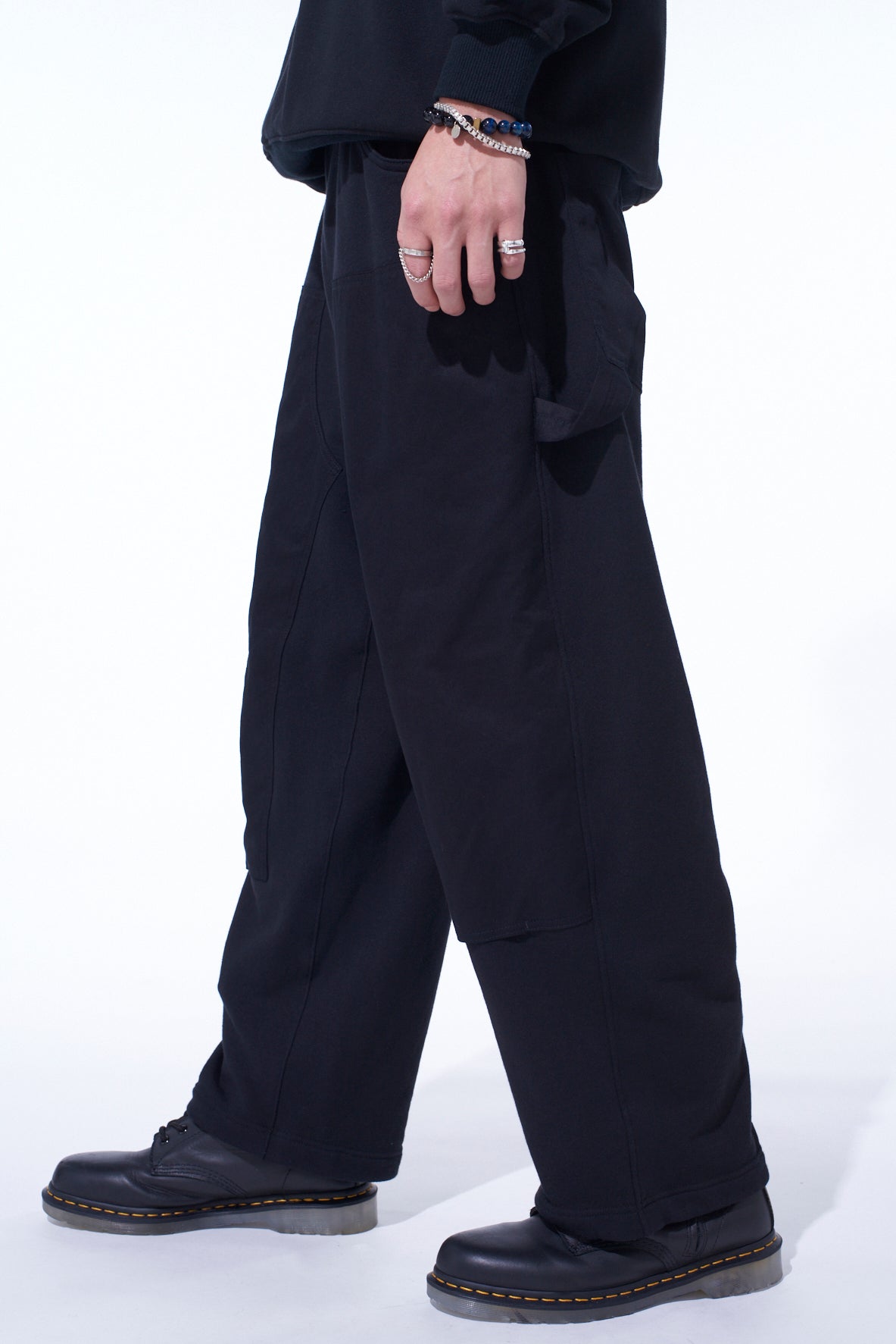TWILL TERRY MIX DOUBLE-KNEE SWEATPANTS – THE SHOP YOHJI YAMAMOTO