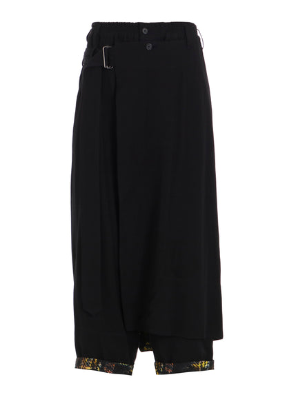 HIDDEN YELLOW INKGLEN WRAP PANTS