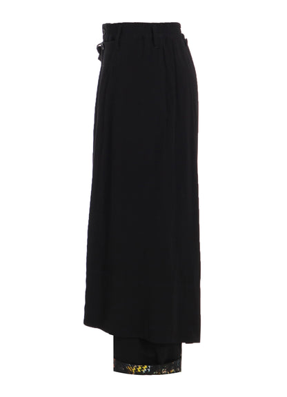 HIDDEN YELLOW INKGLEN WRAP PANTS