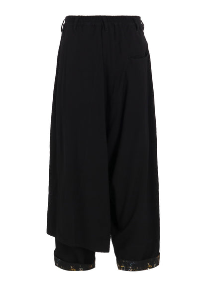 HIDDEN YELLOW INKGLEN WRAP PANTS
