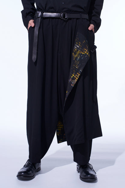 HIDDEN YELLOW INKGLEN WRAP PANTS