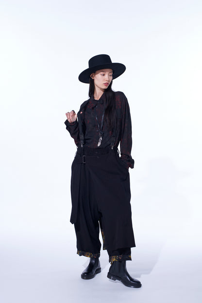 HIDDEN YELLOW INKGLEN WRAP PANTS