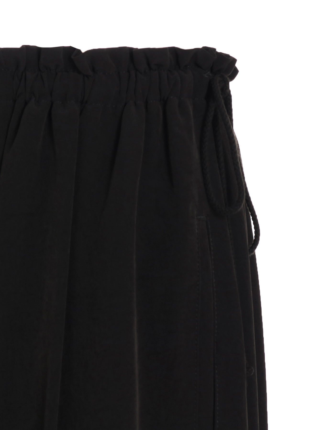 CREPE de CHINE SHIRRING DRAPE SKIRT