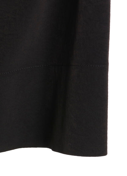 CREPE de CHINE SHIRRING DRAPE SKIRT