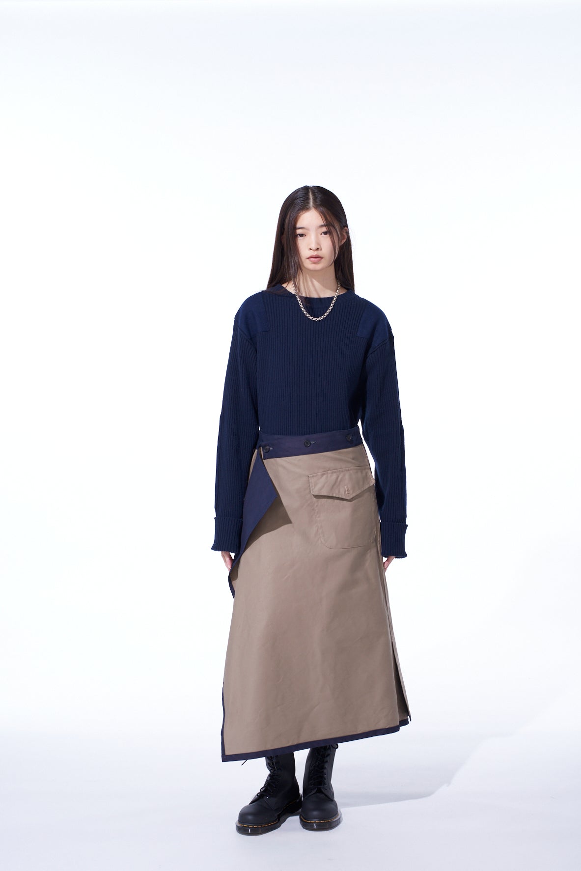 MOLESKIN REVERSIBLE SKIRT – THE SHOP YOHJI YAMAMOTO