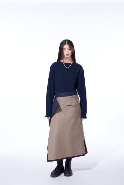 MOLESKIN REVERSIBLE SKIRT