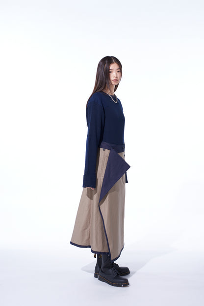 MOLESKIN REVERSIBLE SKIRT