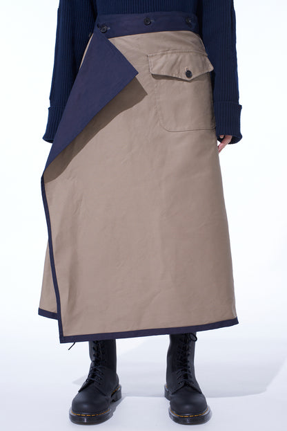 MOLESKIN REVERSIBLE SKIRT