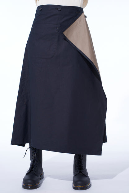 MOLESKIN REVERSIBLE SKIRT