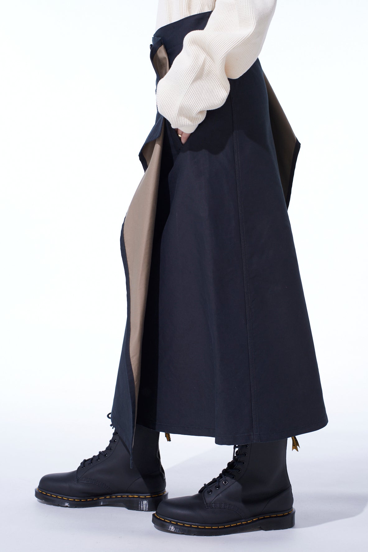 MOLESKIN REVERSIBLE SKIRT