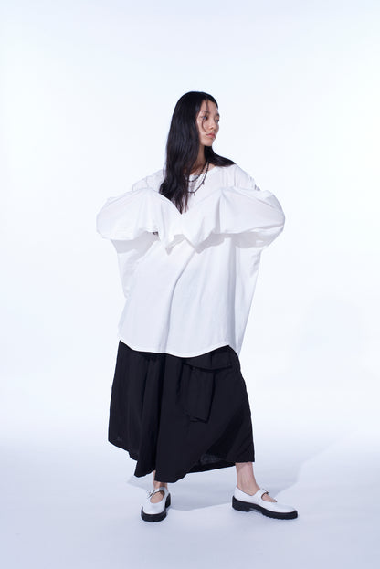 30/COTTON JERSEY OVERSIZED RAGLAN SLEEVE T-SHIRT
