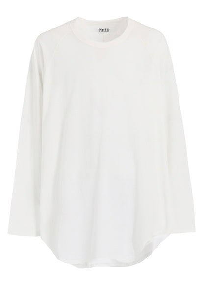 30/COTTON JERSEY OVERSIZED RAGLAN SLEEVE T-SHIRT