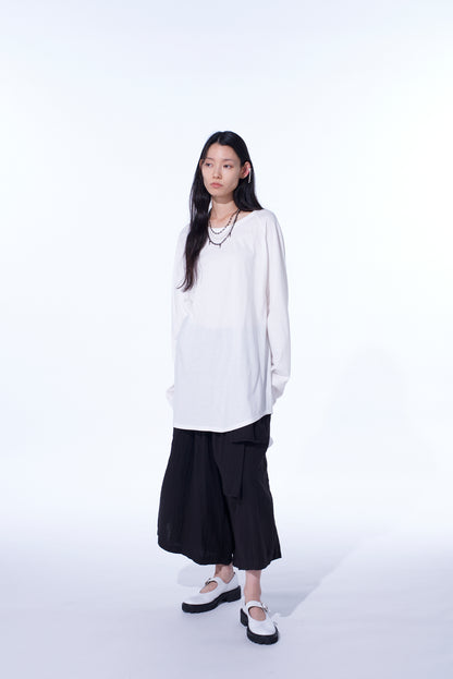 30/COTTON JERSEY OVERSIZED RAGLAN SLEEVE T-SHIRT