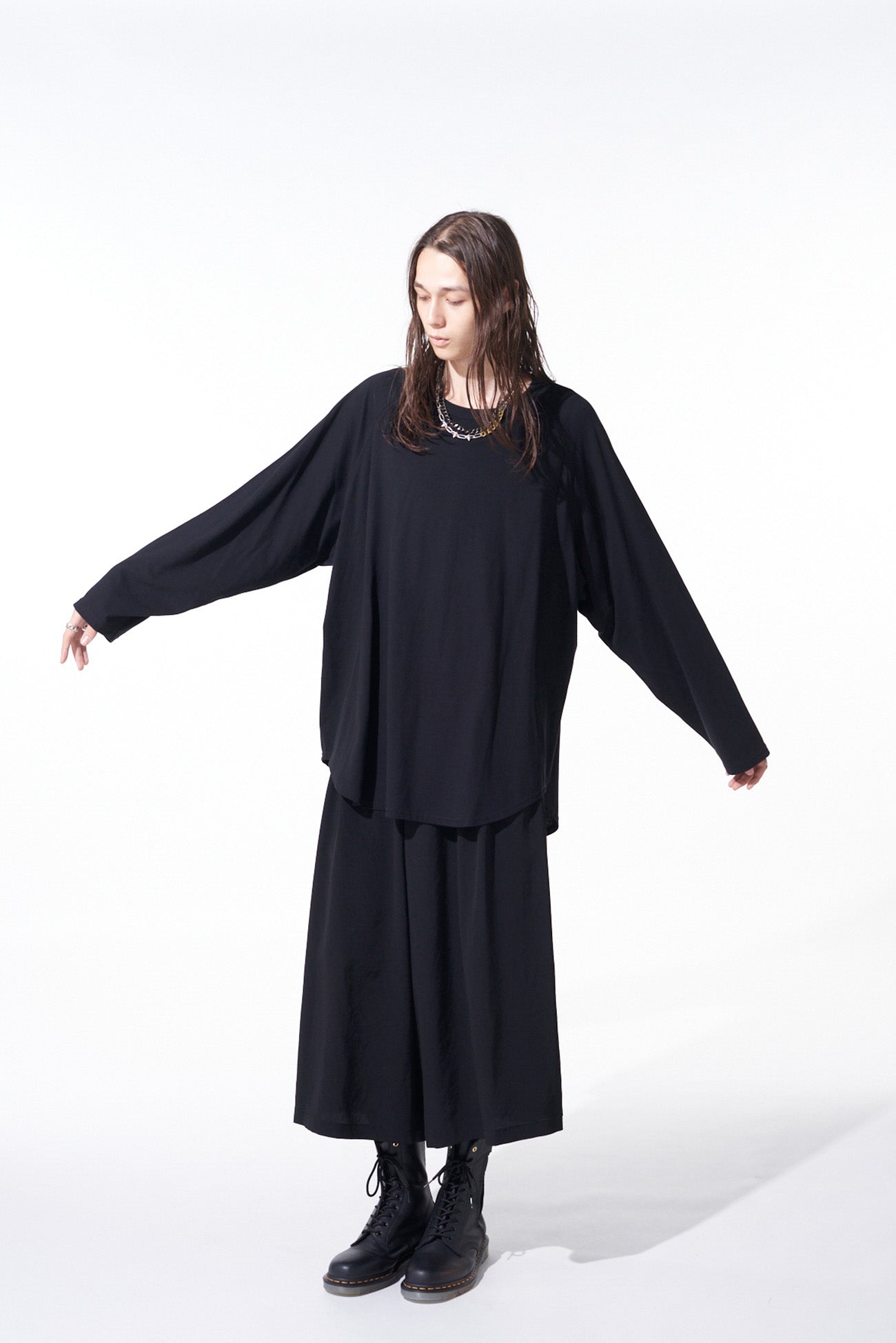 30/COTTON JERSEY OVERSIZED RAGLAN SLEEVE T-SHIRT