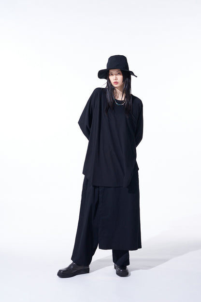 30/COTTON JERSEY OVERSIZED RAGLAN SLEEVE T-SHIRT