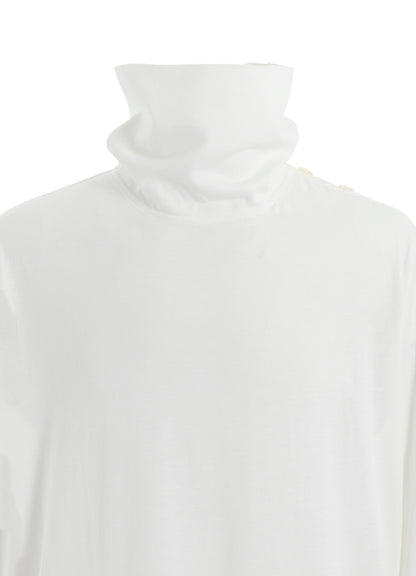 30/COTTON JERSEY TURTLENECK T-SHIRT