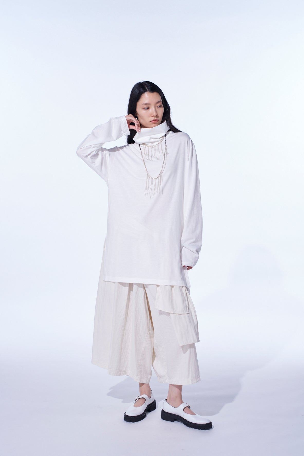 30/COTTON JERSEY TURTLENECK T-SHIRT
