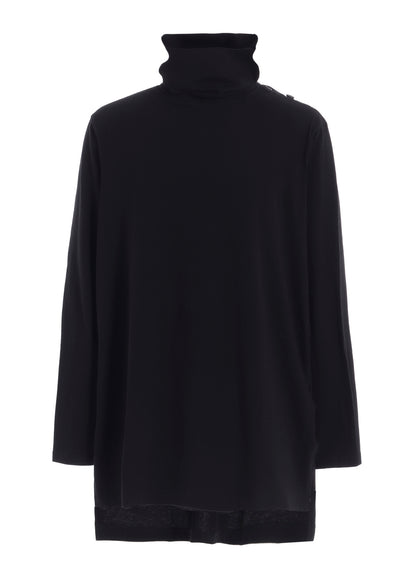 30/COTTON JERSEY TURTLENECK T-SHIRT