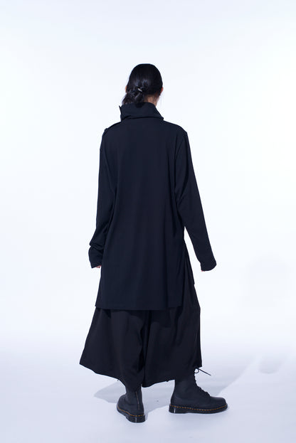 30/COTTON JERSEY TURTLENECK T-SHIRT