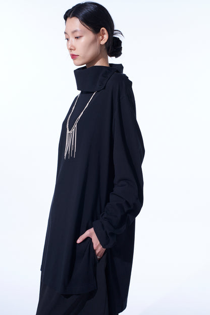 30/COTTON JERSEY TURTLENECK T-SHIRT