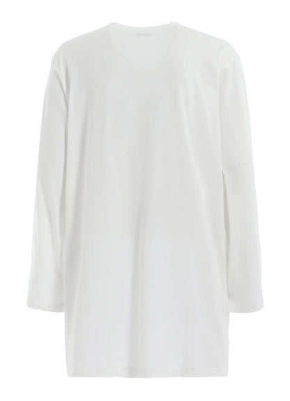 30/COTTON JERSEY HENLEY NECK T-SHIRT