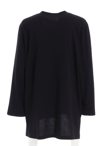 30/COTTON JERSEY HENLEY NECK T-SHIRT