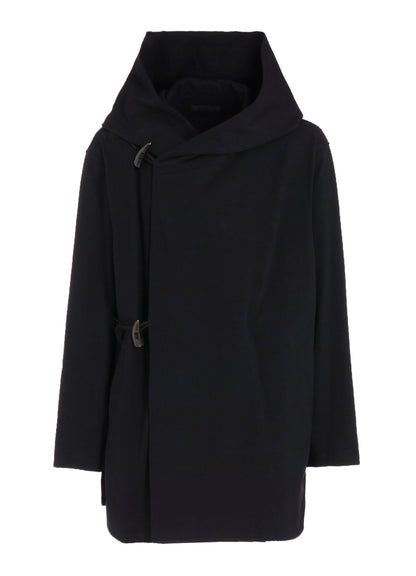 COTTON JERSEY TOGGLE DOUBLE ROBE