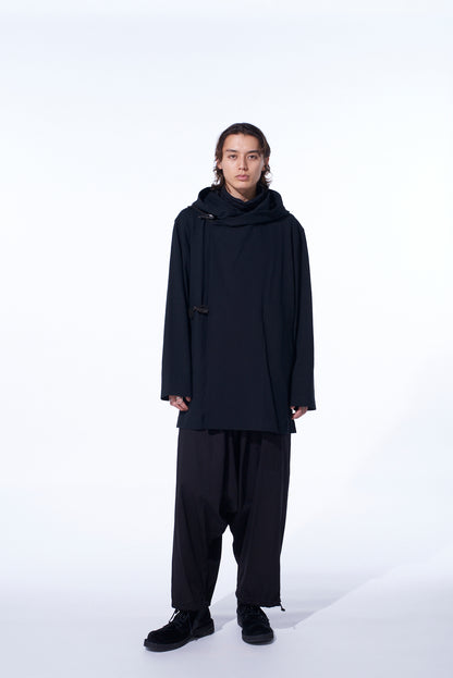 COTTON JERSEY TOGGLE DOUBLE ROBE