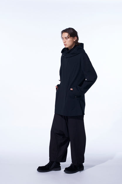 COTTON JERSEY TOGGLE DOUBLE ROBE