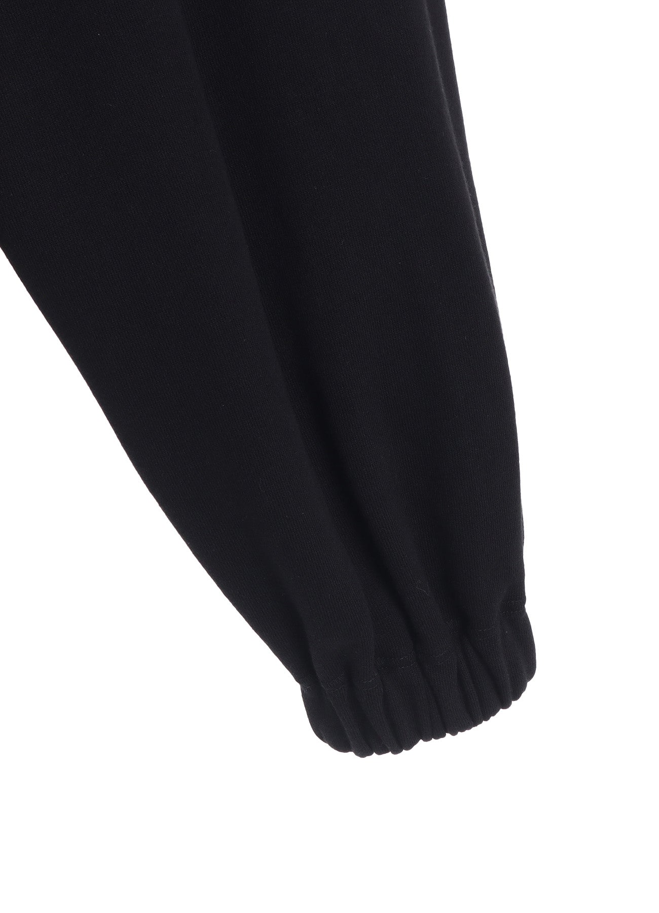 TWILL TERRY MIX OVERSIZED LACE-UP HOODIE