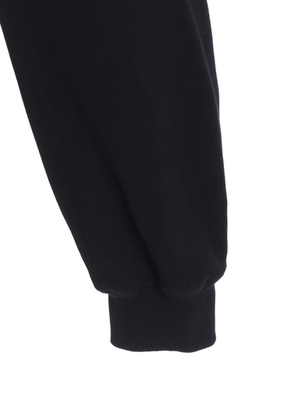 TWILL TERRY MIX ZIP-UP HOODIE WITH UTILITY SLEEVE POCKET