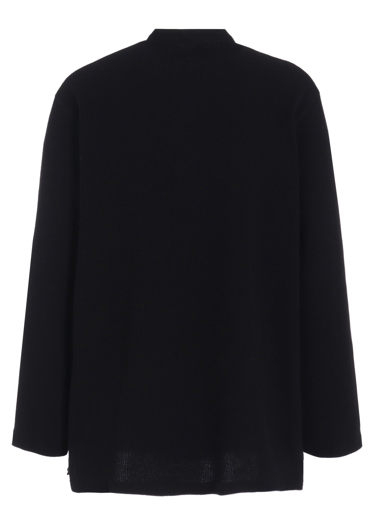 16/THERMAL WAFFLE COMBINATON STAND COLLAR T-SHIRT