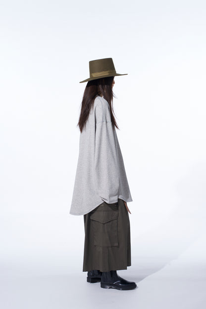 FRENCH TERRY LONG T-SHIRT