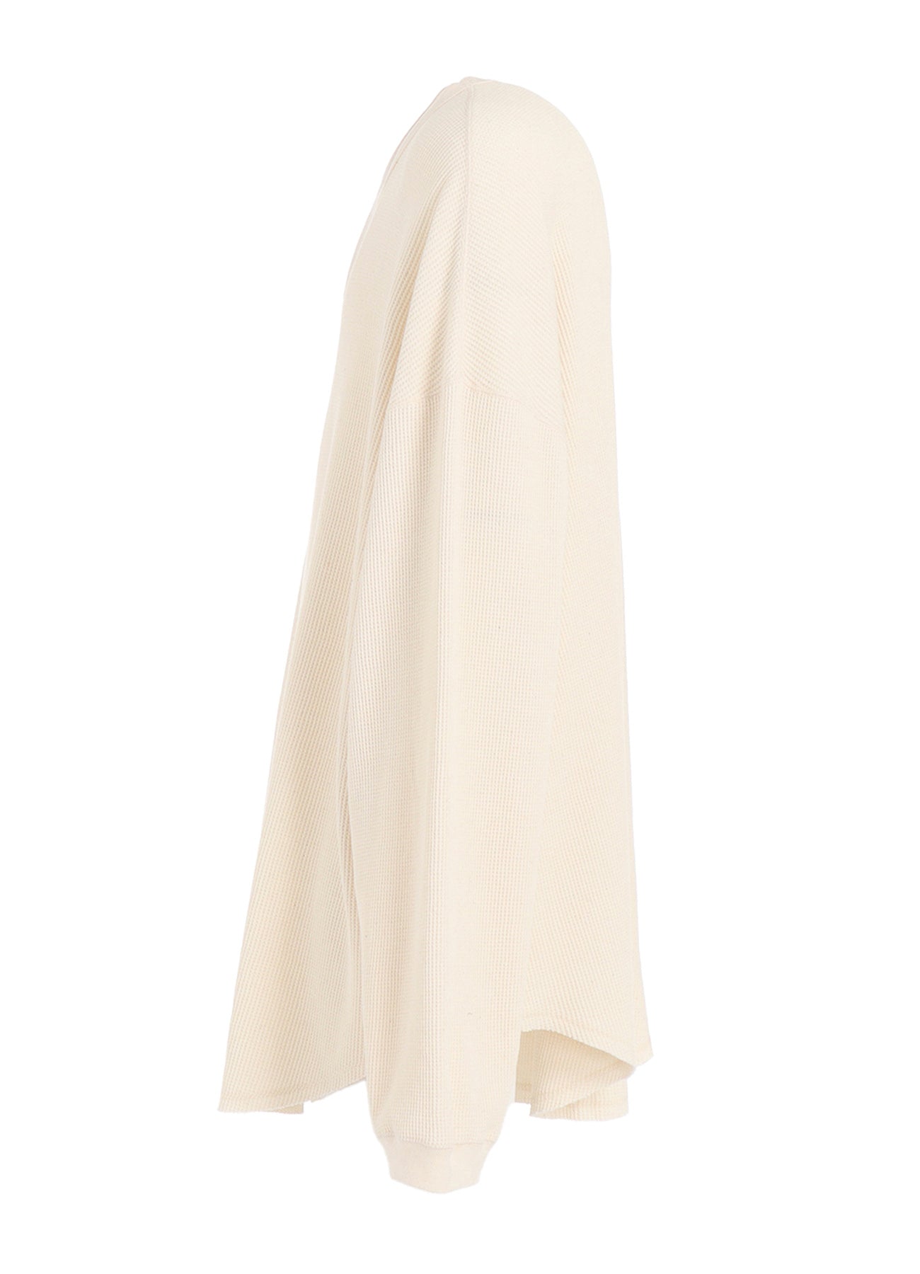 16/THERMAL WAFFLE GUSSET OVERSIZED T-SHIRT