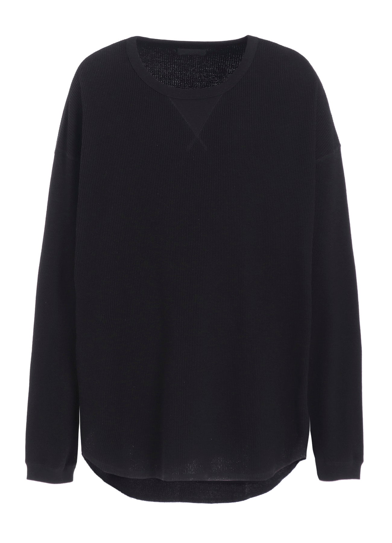 16/THERMAL WAFFLE GUSSET OVERSIZED T-SHIRT