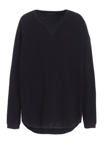 16/THERMAL WAFFLE GUSSET OVERSIZED T-SHIRT