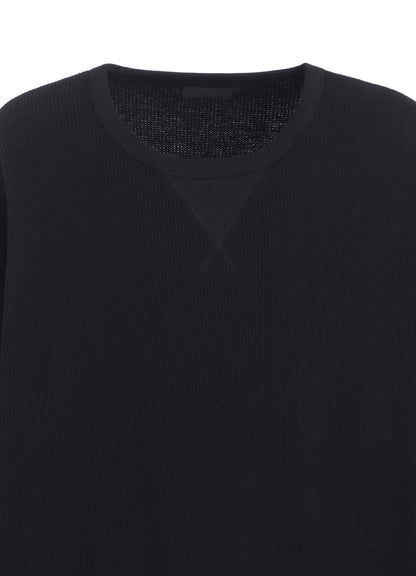 16/THERMAL WAFFLE GUSSET OVERSIZED T-SHIRT