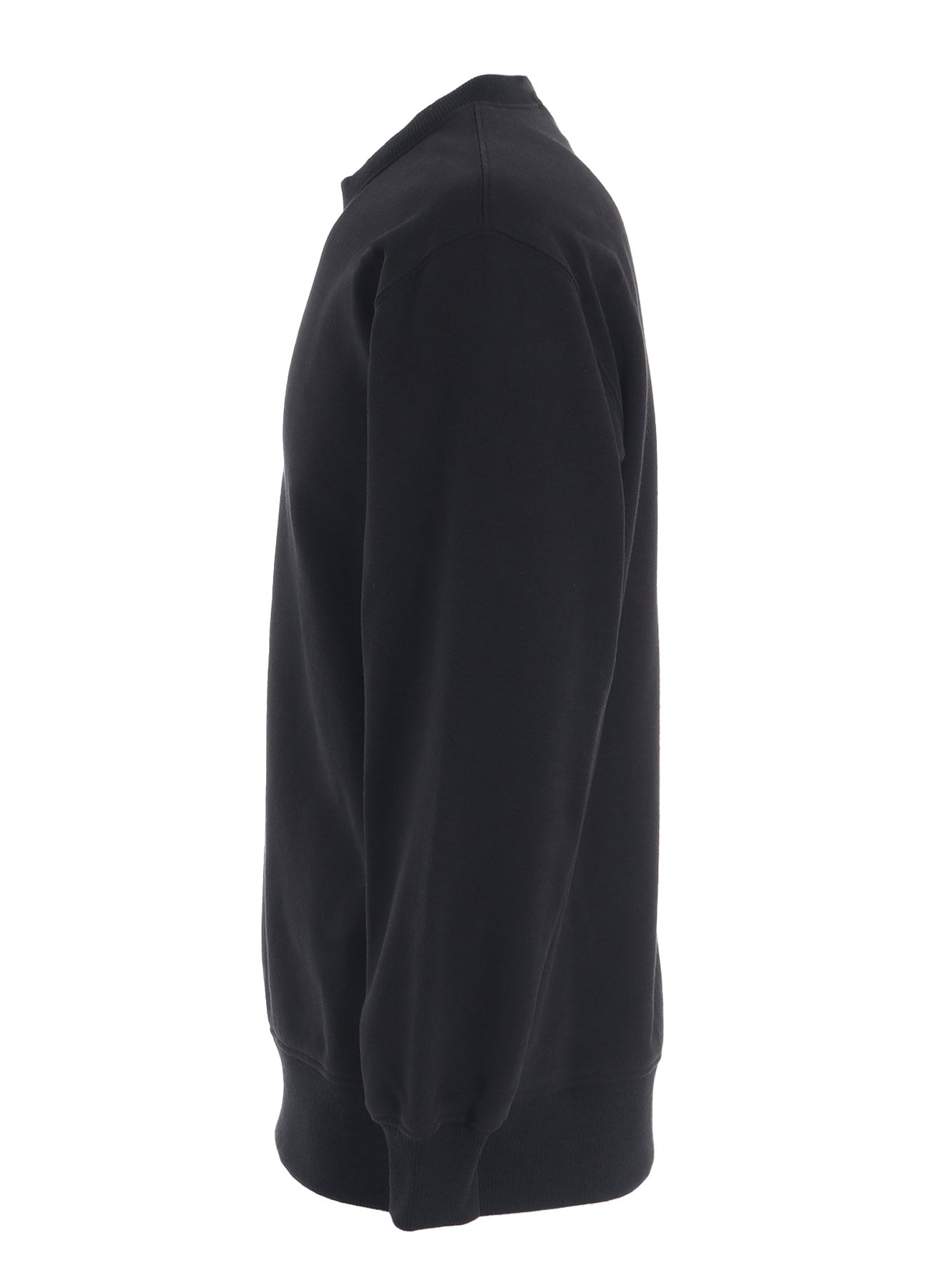 FRENCH TERRY FLOWER EMBROIDERY PULLOVER