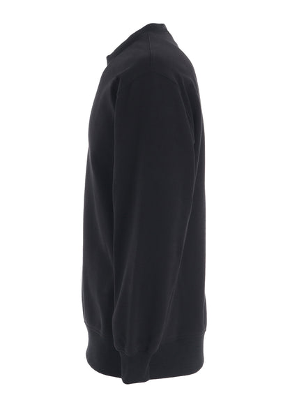 FRENCH TERRY FLOWER EMBROIDERY PULLOVER