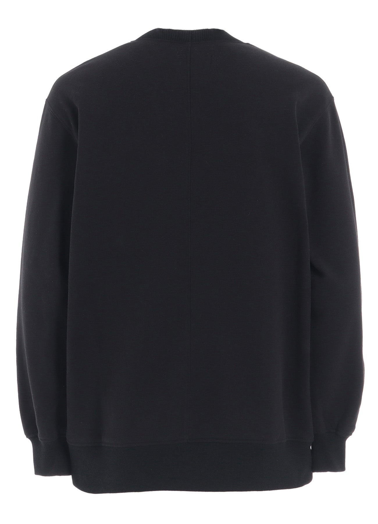 FRENCH TERRY FLOWER EMBROIDERY PULLOVER